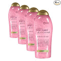 OGX Sensitive + Rose Water & Pink Sea Salt Exfoliating Body Scrub + Rose Quartz by OGX