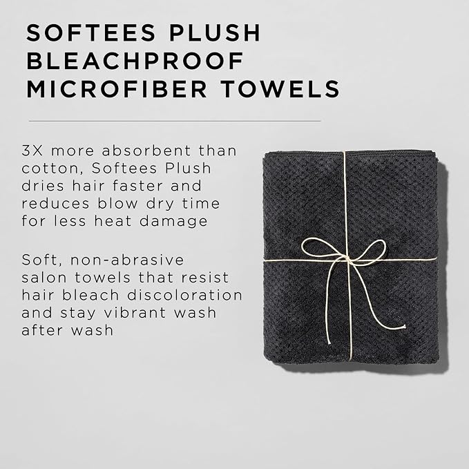Fromm Softees Plush Bleachproof Microfiber Hair Towel - Image 2