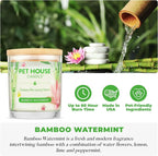 Pet House Candles, Plant-Based Pet Candle Clean Burning, 60 Hour Burn Time - Image 2