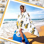 Peryiter 2 Pcs Spider Beach Towel Quick Dry Towels Swimming Bath Shower Pool - Image 5