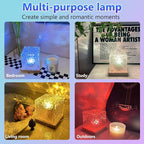 Ocean Wave Lights Projector Rechargeable, Touch Cube Color Changing Light - Image 3