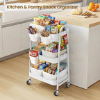 3-Tier Rolling Utility Cart - Image 7