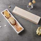 Dry Brushing Body Brush Set – Natural Bristle Spa Exfoliator Kit - Image 2