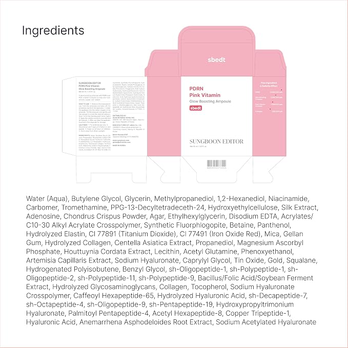 SUNGBOON EDITOR Glow Intensive PDRN Ampoule, Copper Peptides & Vitamin B12 Serum - Image 9