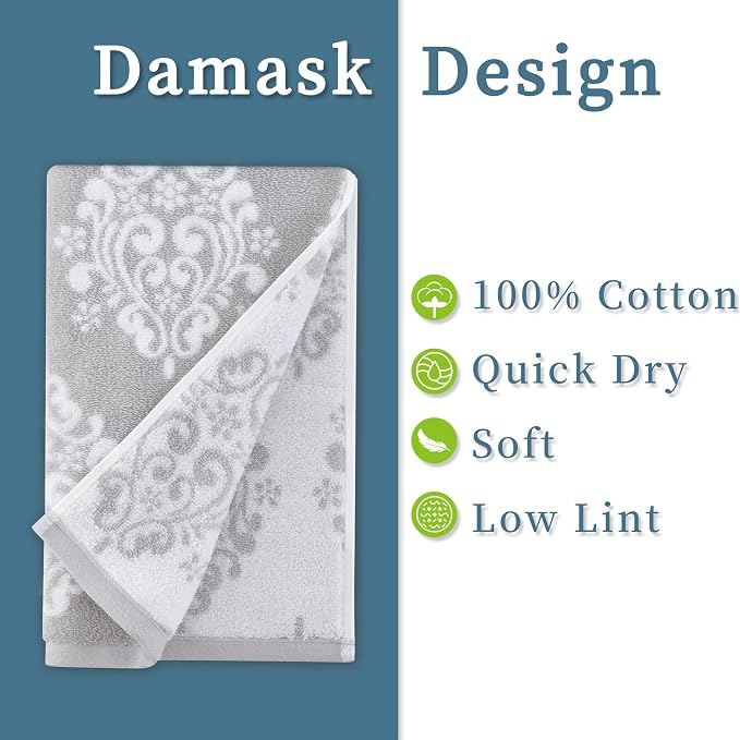 Hand Towels for Bathroom, Decorative Hand Towels for Showering, Bathroom - Image 2