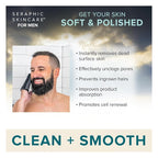 Seraphic Skincare Men Ultimate Exfoliating Facial Mitt – 100% Vegan Dual-Sided - Image 5
