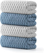 REDKISS Microfiber Bath Towels of 4-27x55 Inches Bath Towel Large, Highly by REDKISSOnline