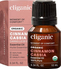 Cliganic Organic Cinnamon Cassia Essential Oil, 100% Pure Natural Undiluted by Cliganic