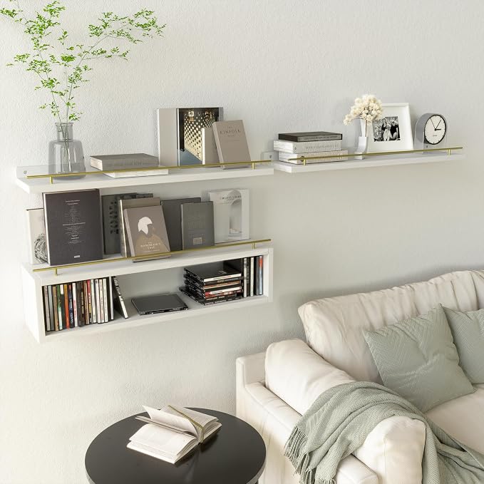 WOPITUES Floating Shelves for Wall 24 inch - Image 5
