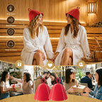 JaGely Sauna Hat for Men Women Sauna Hat Vaporarium Cap Russian Banya Cap for - Image 5
