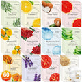 KONEUK 60 Pack Collagen Essence Face Masks Skincare by KONEUK