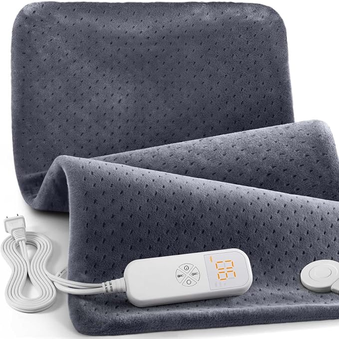 Heating Pad for Back Pain Relief, Menstrual Pain, Christmas Gifts for Women Men by Fanatato