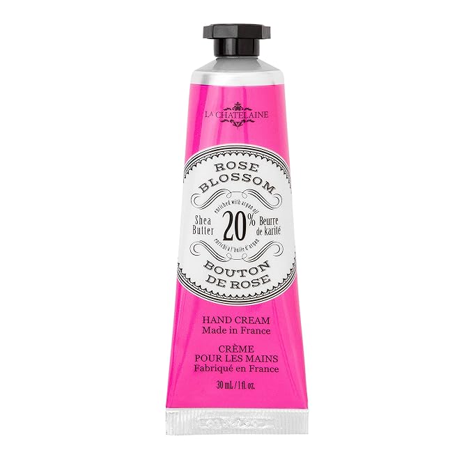La Chatelaine 20% Shea Butter Hand Cream Travel Size, Organic Argan Oil by LaChatelaine