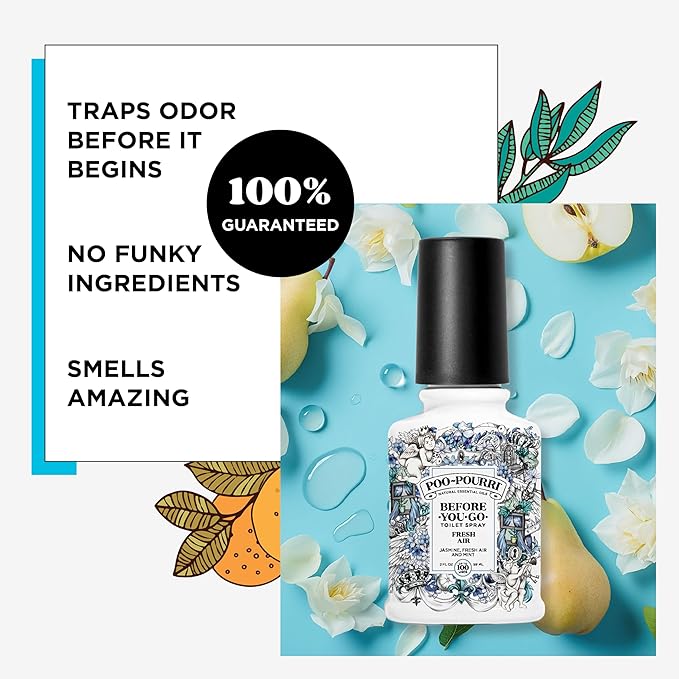 Poo-Pourri Before-You-Go Toilet Spray, Fresh Air, 2 Fl Oz - Image 4