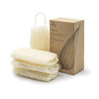 FAAY 4 Pcs Premium Natural Exfoliating Loofah Sponge: 6" Eco-friendly - Image 5