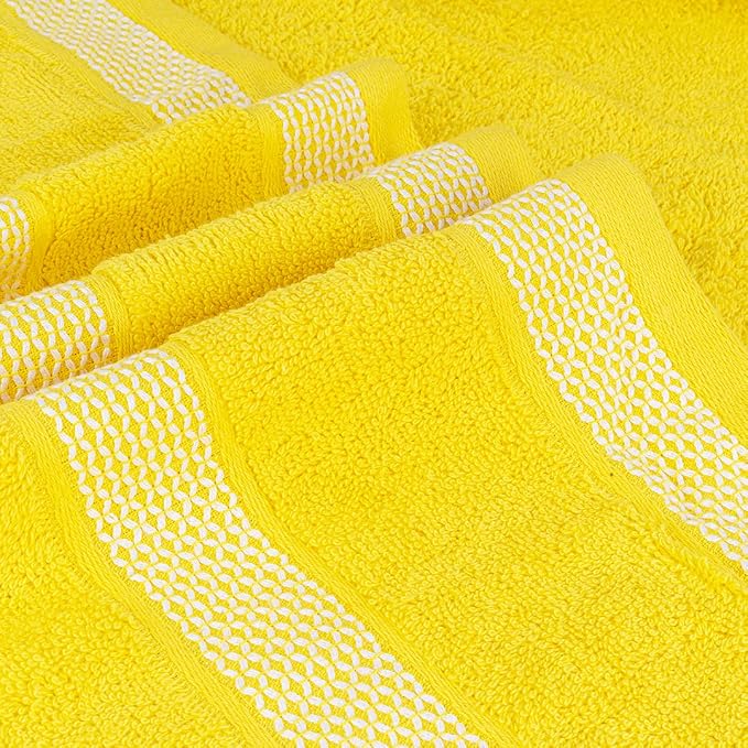 CASA COPENHAGEN Solitaire 6Pcs 100% Egyptian Cotton Large Designer Towels Gift - Image 5