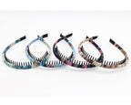 JOBAND 4-Pack Multi-colored Resin Teeth Hair Hoop Non-slip Comfortable - Image 2
