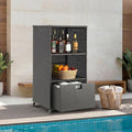 HOMREST Outdoor Pool Towel Rack by HOMREST