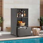 HOMREST Outdoor Pool Towel Rack by HOMREST
