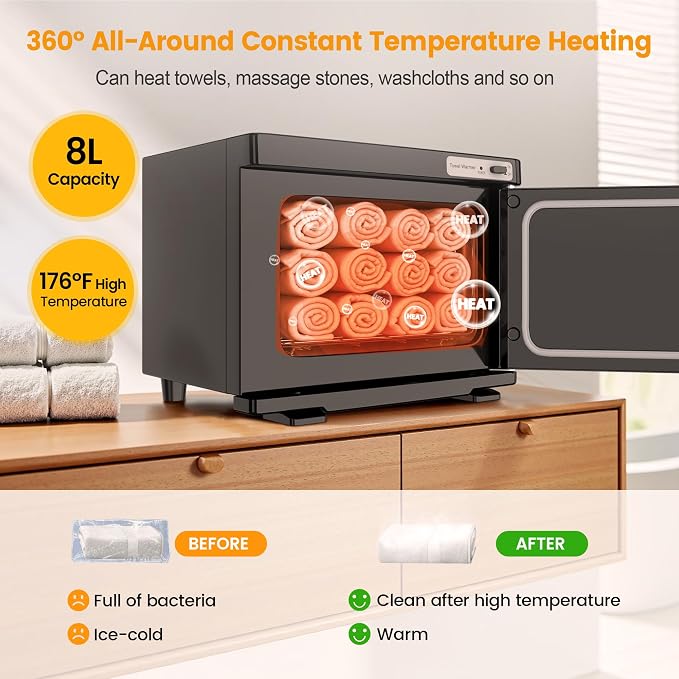 Hot Towel Warmer SalonDepot 8L Capacity Spa Towel Warmer - Image 2