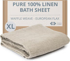 100% Linen Bath Sheet 35x70-inch by THINGSTORIES