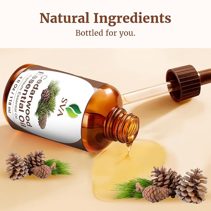 SVA Cedarwood Essential Oil – 4 Fl Oz – 100% Natural Cedar Cupressus Funebris - Image 8