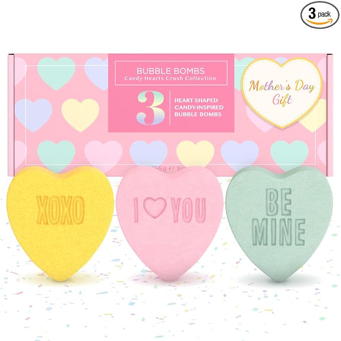 Mother's Day Heart Bath Bombs for Mom by TwoSisters