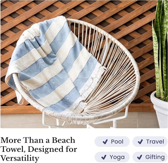 Lightweight Turkish Beach Towel - Image 8