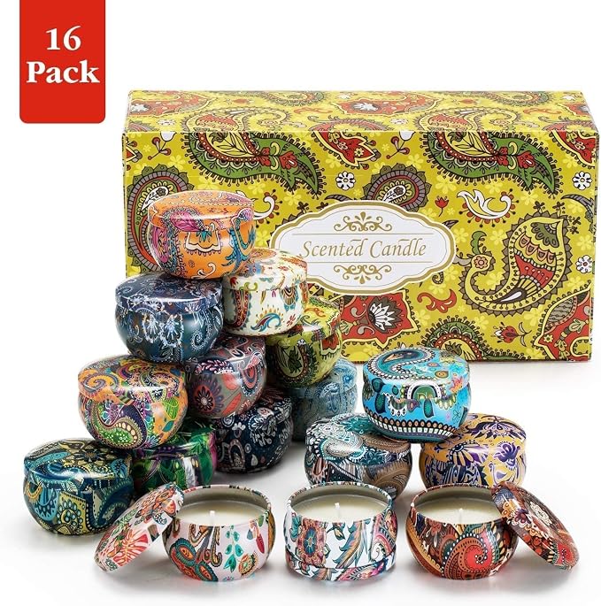 WPONSZU 16 Pack Scented Candles Gift Set - Image 6