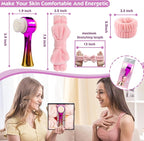 Facial Cleansing Brush 2 in 1Double-Sided Facial Cleaning Brush - Image 6