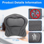 Bath Pillow for Tub, Ergonomic Pillow for Headrest, Shoulder and Back Support - Image 5
