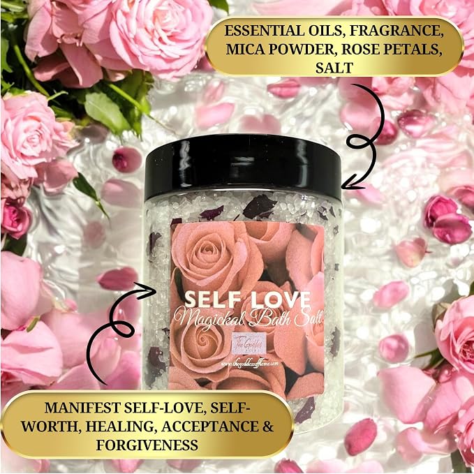 Self Love Bath Salts – Dead Sea Salt Bath Soak - Image 2