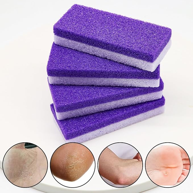 Foot Pumice Stone 4 Pack Pedicure Stone - Image 6