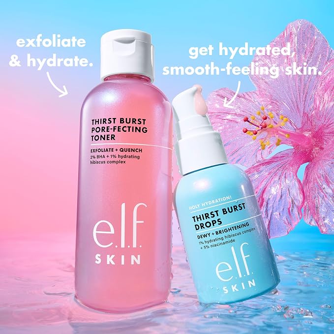 e.l.f. Thirst Burst Pore-fecting Toner Mini, Hydrating & Exfoliating - Image 9