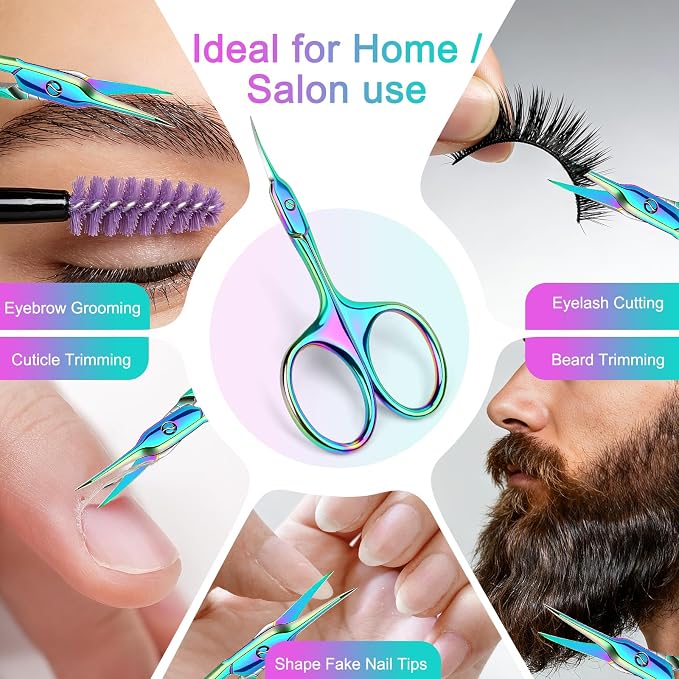 Cuticle Scissors, Extra Fine Curved Manicure & Pedicure Nail Scissor - Image 6