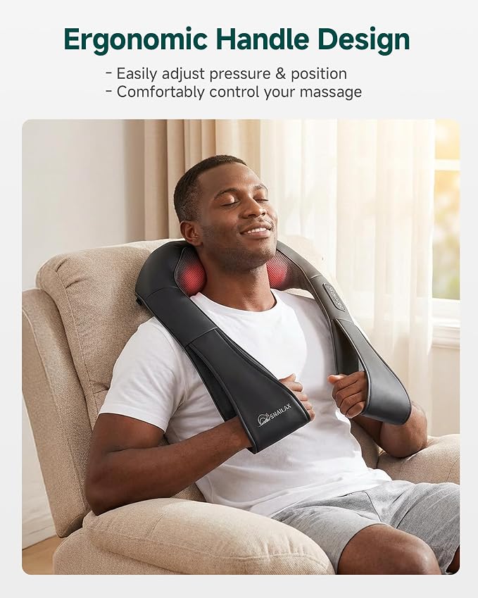 Snailax Shiatsu Neck and Shoulder Massager - Image 4