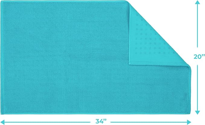 Cotton Paradise 100% Cotton Non Slip Bath Mats - Image 4