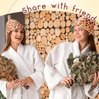 JaGely Sauna Hat for Men Women Sauna Hat Vaporarium Cap Russian Banya Cap for - Image 3