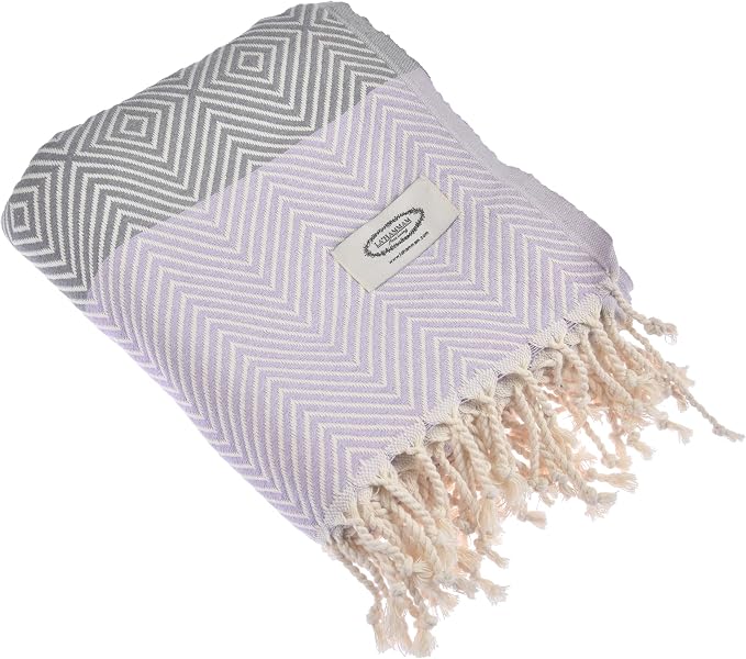 Personalized Embroidered Beach Towel | Throw Blanket, Easy Carry, Sand Free - Image 3