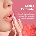 Watermelon Lip Scrub and Lip Sleeping Mask Duo to Exfoliate and Nourish Dry - Image 4