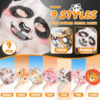 9 Packs Animal Character Facial Masks, Deep Hyrating Spa Masks - Image 2
