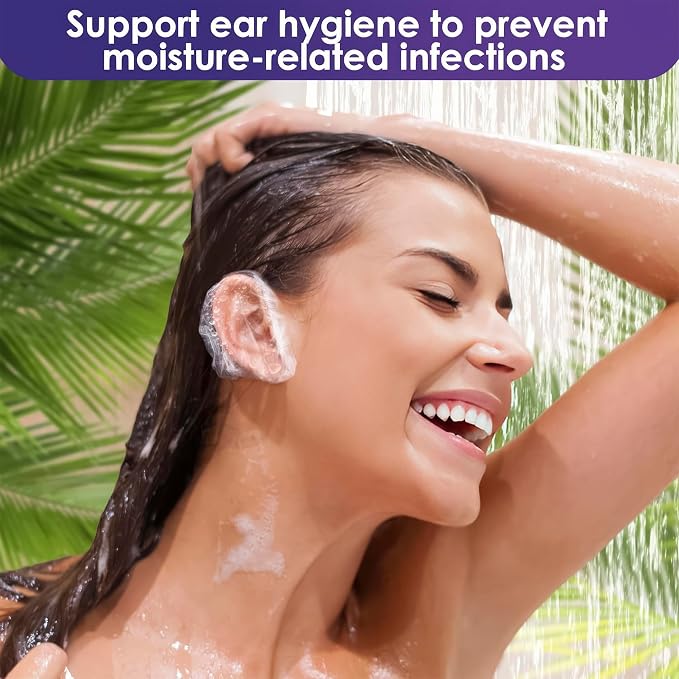 200 Pcs Ear Covers for Shower – 1.97x0.7" Disposable Ear Covers for Hair Dye - Image 6