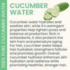 Cucumber Hydrosol Bulk - 32 oz All Natural Hydrating Spray Mist - Image 5