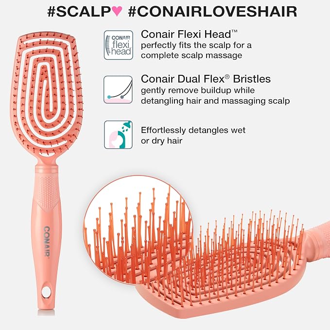 Conair Scalp Care Detangling hairbrush - Image 3