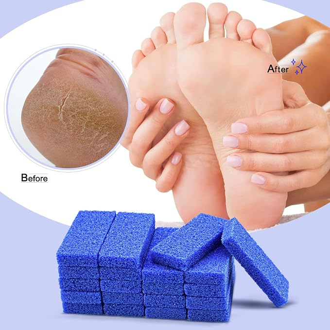 Disposable Foot Scrubber Sponge Pads Pedicure Pumice Stone - Image 2
