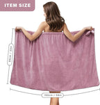 GOSCHE Towel Wrap for Women, Adjustable Shower Wrap Towel - Image 2
