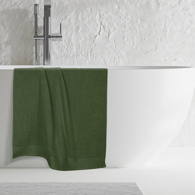 GLAMBURG 100% Cotton Oversized 2 Pack Bath Sheets 35x70, Ultra Soft Highly - Image 5
