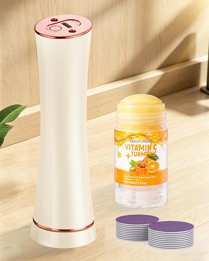 Electric Foot Callus Remover, 3-Speed Rechargeable Cordless Electronic Foot File by Unknown