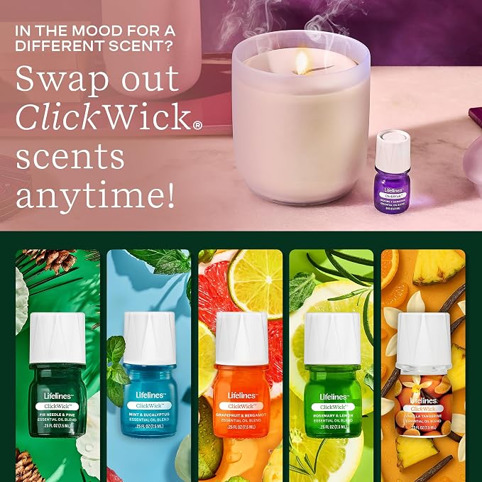 ClickWick Essential Oil Blends for Lifelines Diffusers, Plant & Shower - Image 5