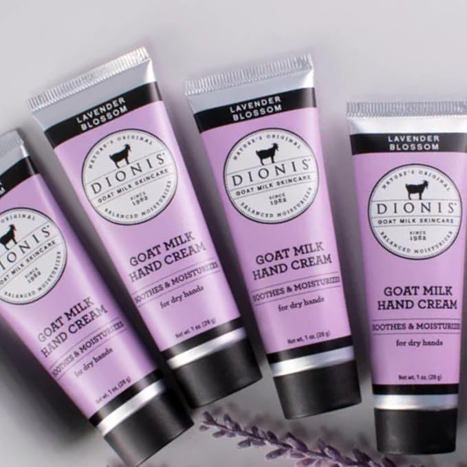Dionis Goat Milk Hand Cream Lavender Blossom 1 oz - Image 6
